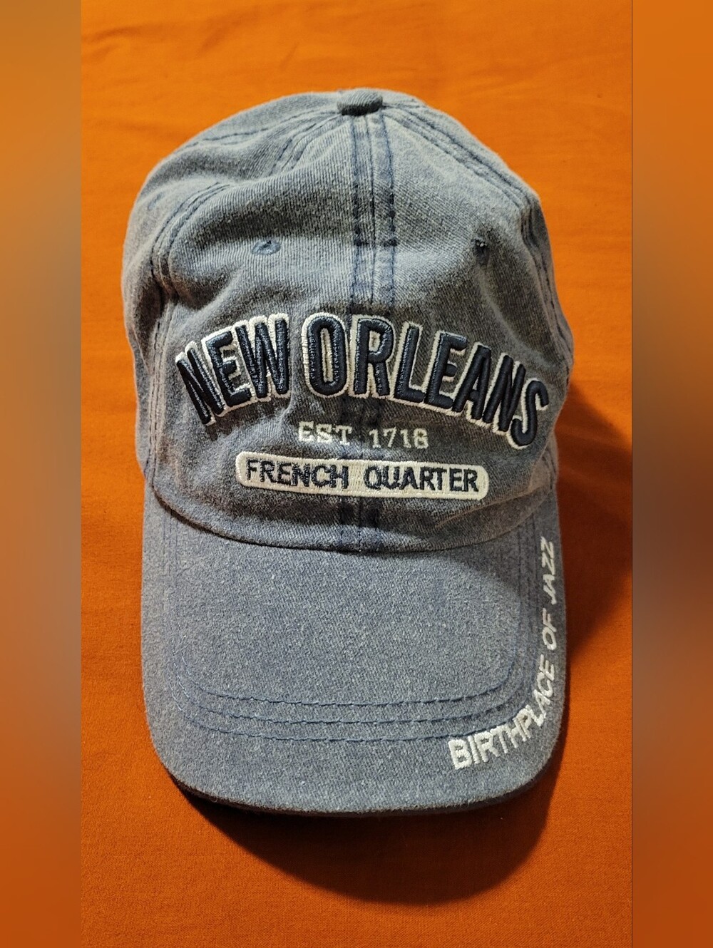 New Orleans French Quarter Baseball Cap - Blue